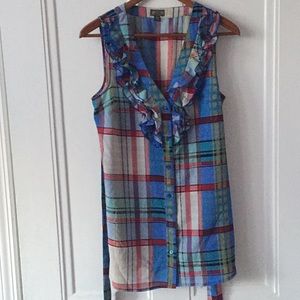 Anthropologie Fei sleeveless blouse size 6
